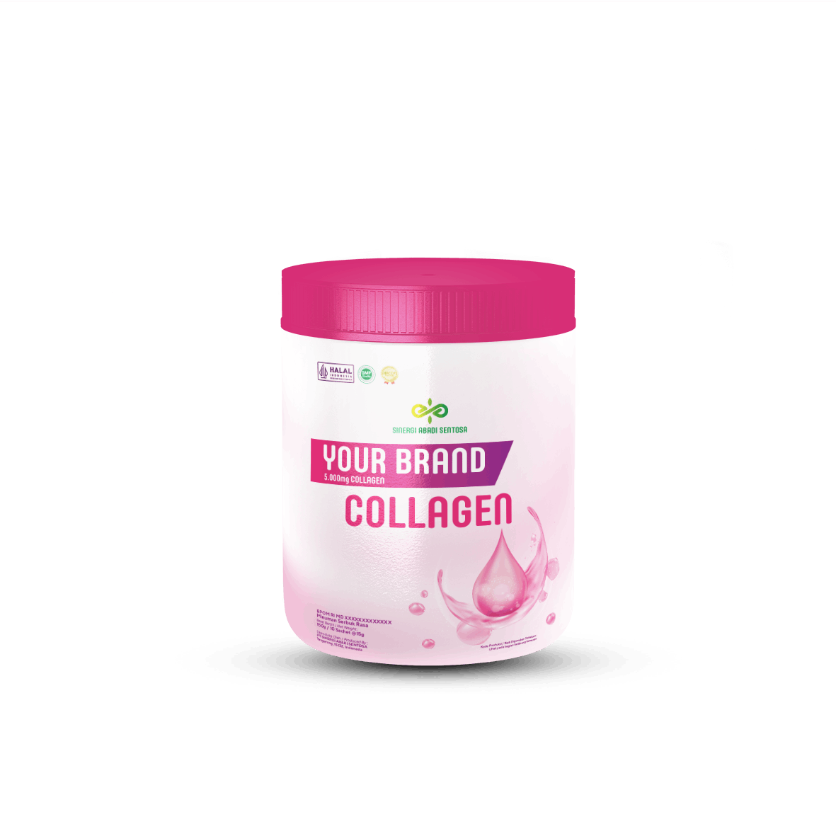 maklon minuman serbuk Collagen & Anti Aging Jar