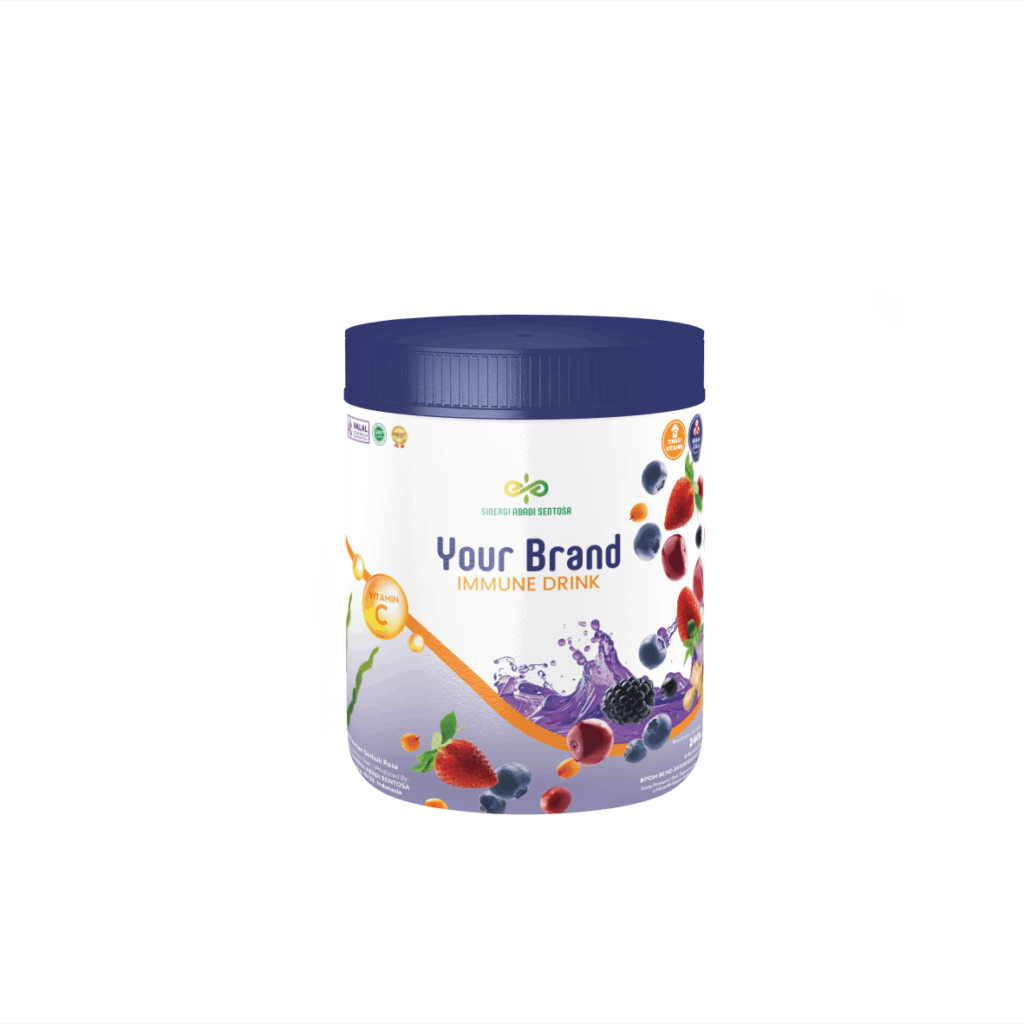 maklon minuman serbuk Immune Drink Jar