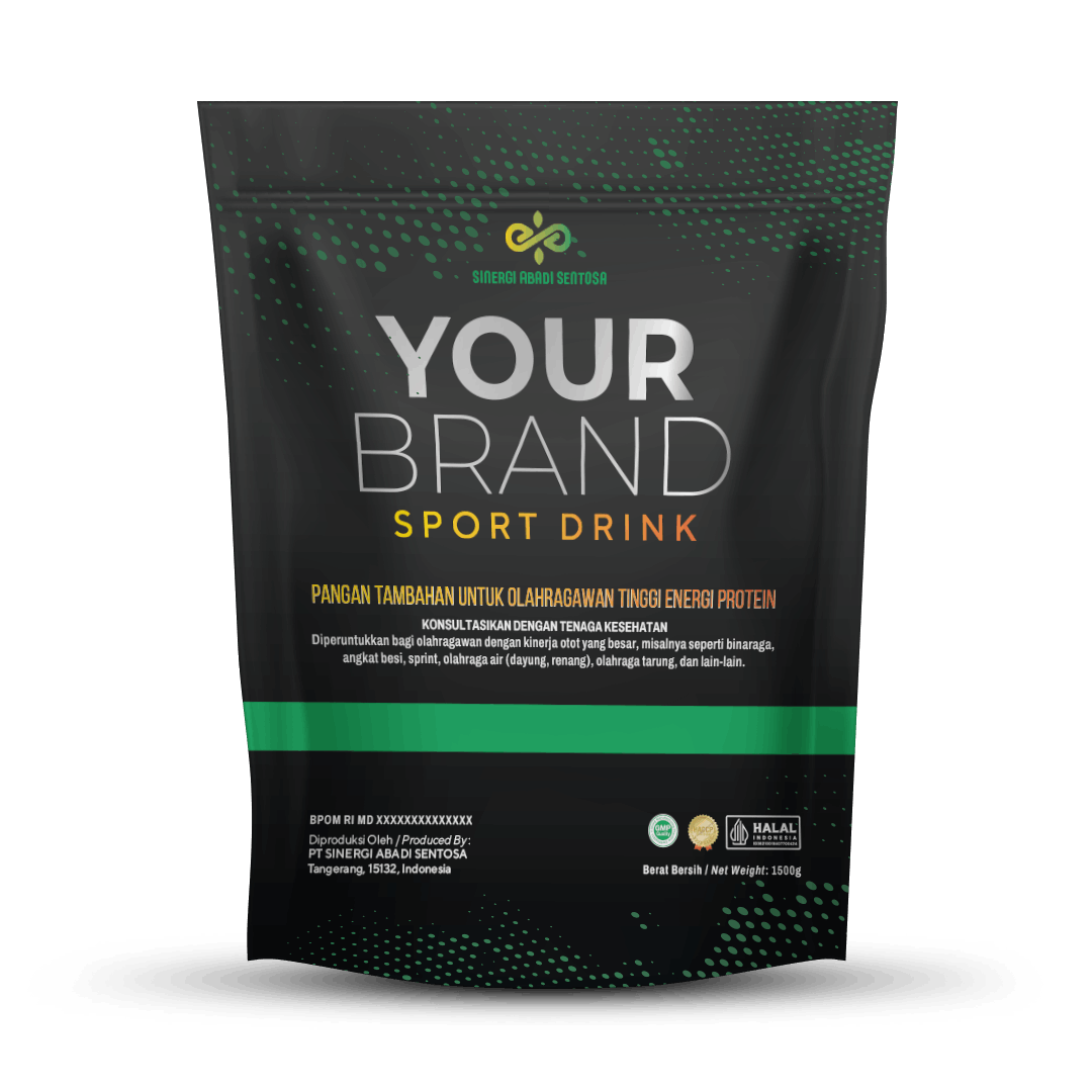 maklon minuman serbuk Sport Drink Pouch