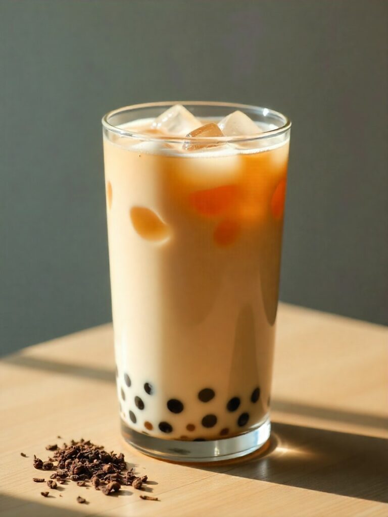 Maklon minuman serbuk milk tea