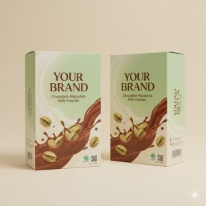 Maklon susu pistachio