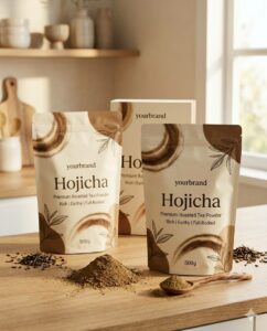 Hojicha minuman serbuk