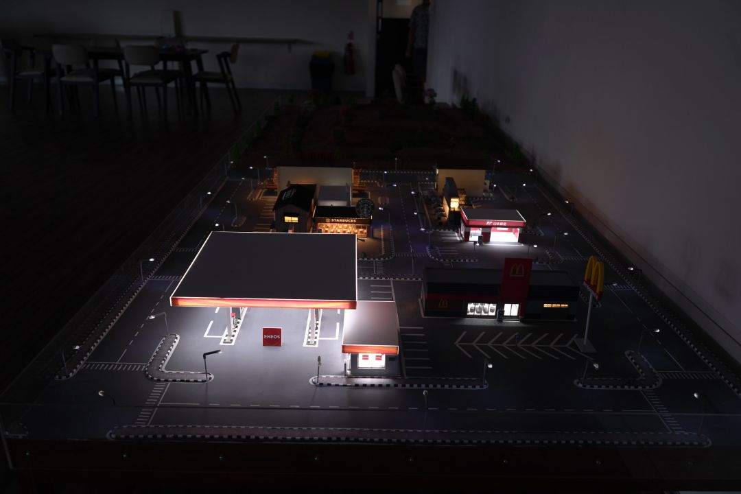 Area Diorama Kota Malam Sinergi Abadi Sentosa